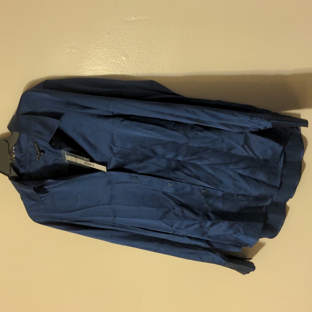 Antonio Melani wov yana silk bbf deep cobalt and 1 used light  greysilver